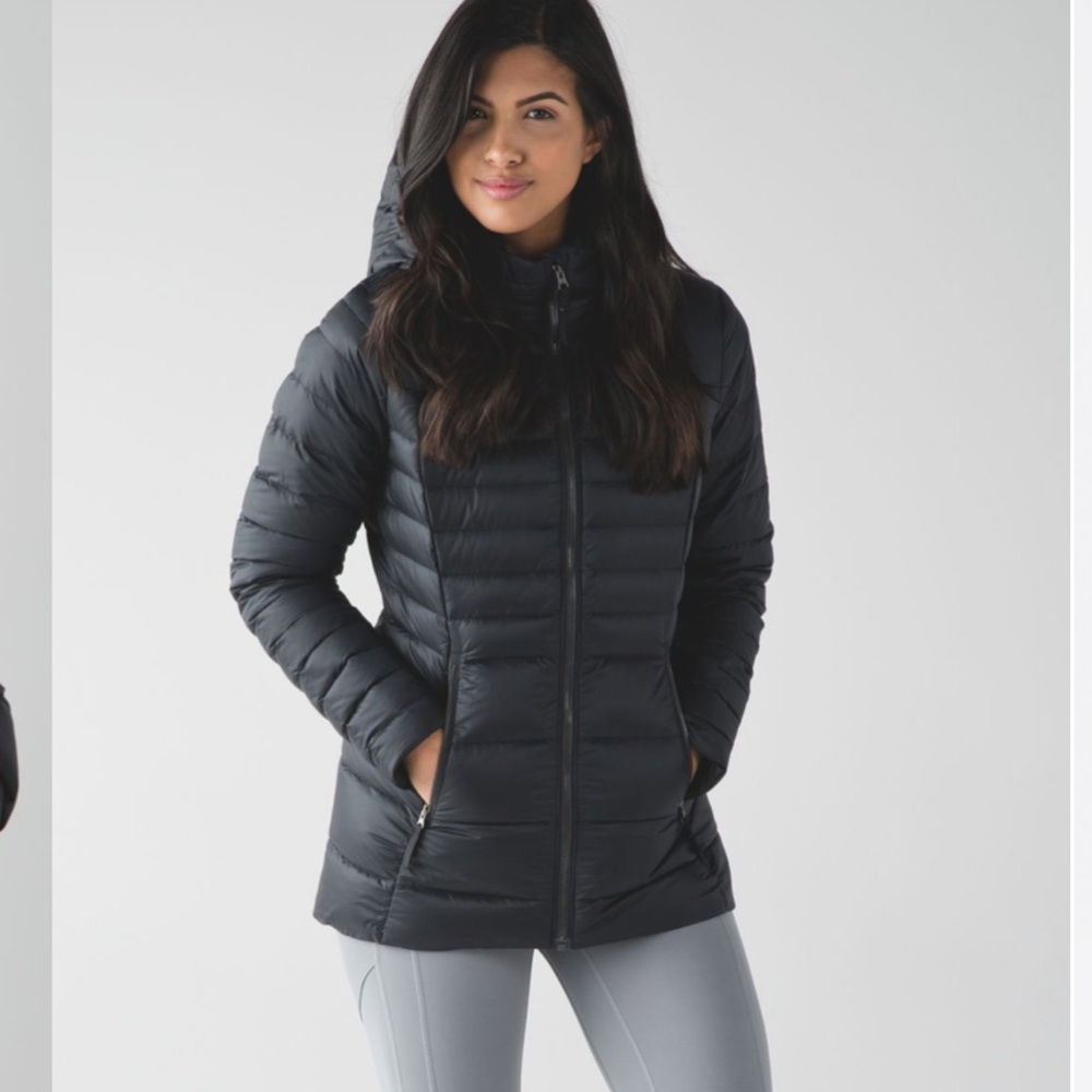 EUC Lululemon down for it jacket sz 2 fit likes 4